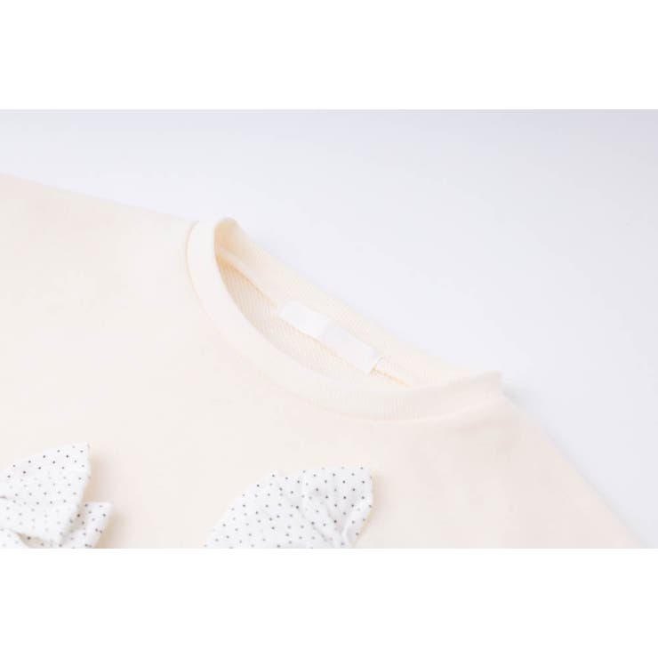 【CHIPIE/シピ】ビッグポルカドットリボンデザインクロップドトレーナー | URBAN CHERRY | 詳細画像21 