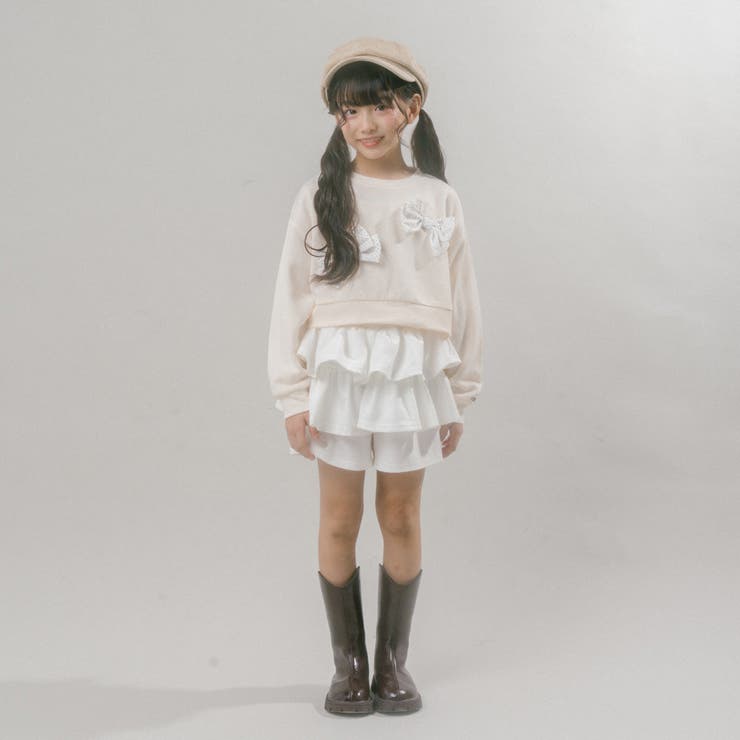 【CHIPIE/シピ】ビッグポルカドットリボンデザインクロップドトレーナー | URBAN CHERRY | 詳細画像39 
