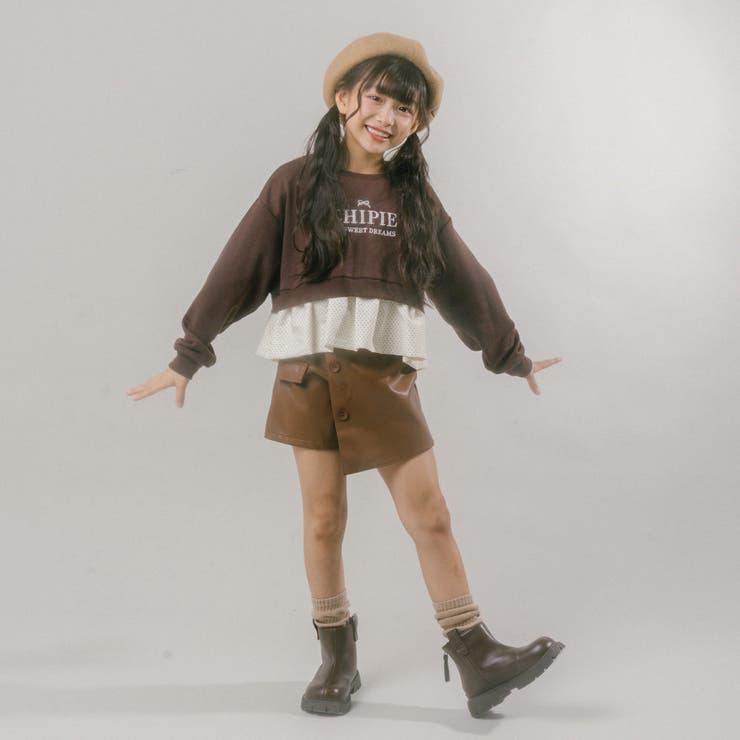 【CHIPIE/シピ】フロントロゴ刺繍ポルカドットバルーンペプラムトレーナー | URBAN CHERRY | 詳細画像18 