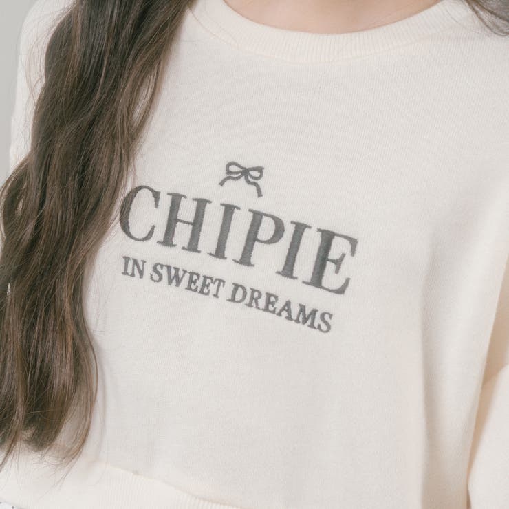 【CHIPIE/シピ】フロントロゴ刺繍ポルカドットバルーンペプラムトレーナー | URBAN CHERRY | 詳細画像29 