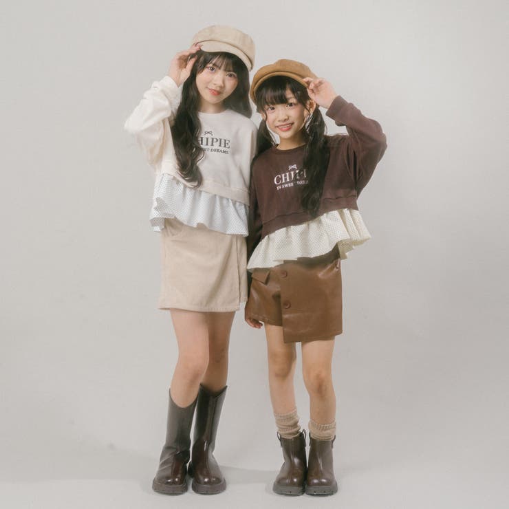 【CHIPIE/シピ】フロントロゴ刺繍ポルカドットバルーンペプラムトレーナー | URBAN CHERRY | 詳細画像44 