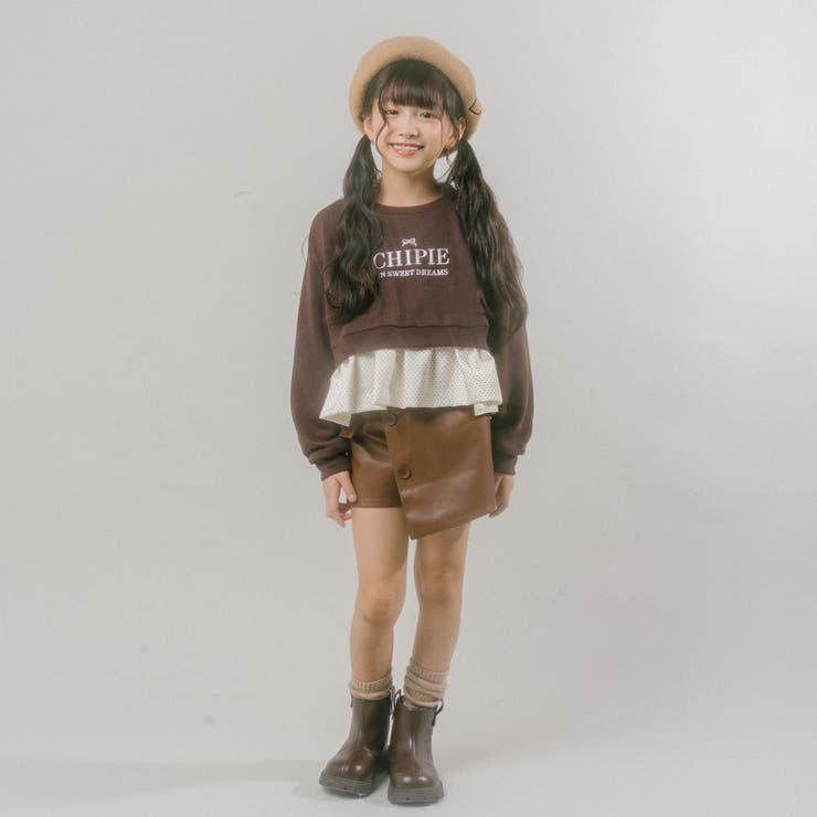 【CHIPIE/シピ】フロントロゴ刺繍ポルカドットバルーンペプラムトレーナー | URBAN CHERRY | 詳細画像45 