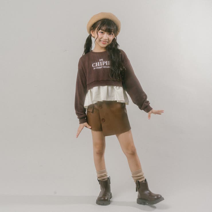 【CHIPIE/シピ】フロントロゴ刺繍ポルカドットバルーンペプラムトレーナー | URBAN CHERRY | 詳細画像46 