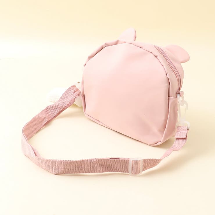キーホルダー付き】クマ耳付きショルダーバッグ[品番