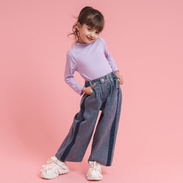 サイドラインデニムストレートパンツ | URBAN CHERRY | 詳細画像3 