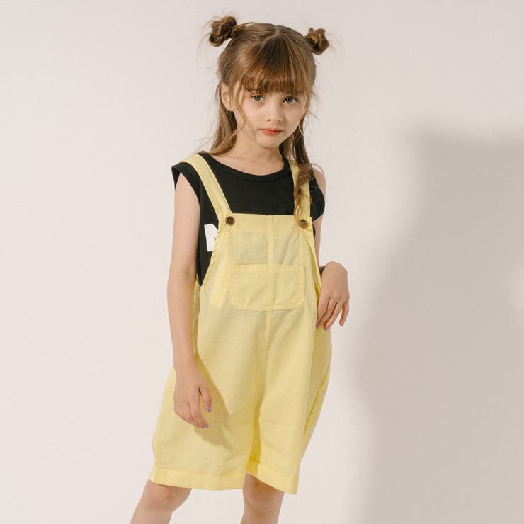 カラーサロペットショートパンツ[品番：VINK0002846]｜URBAN