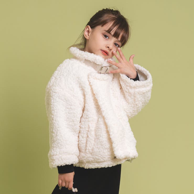 スタンドカラーもこもこボアジャケット[品番：VINK0002187]｜URBAN