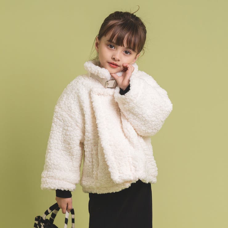 スタンドカラーもこもこボアジャケット[品番：VINK0002187]｜URBAN