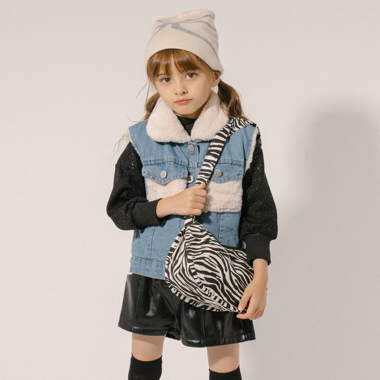 ファードッキングデニムベスト[品番：VINK0003034]｜URBAN CHERRY