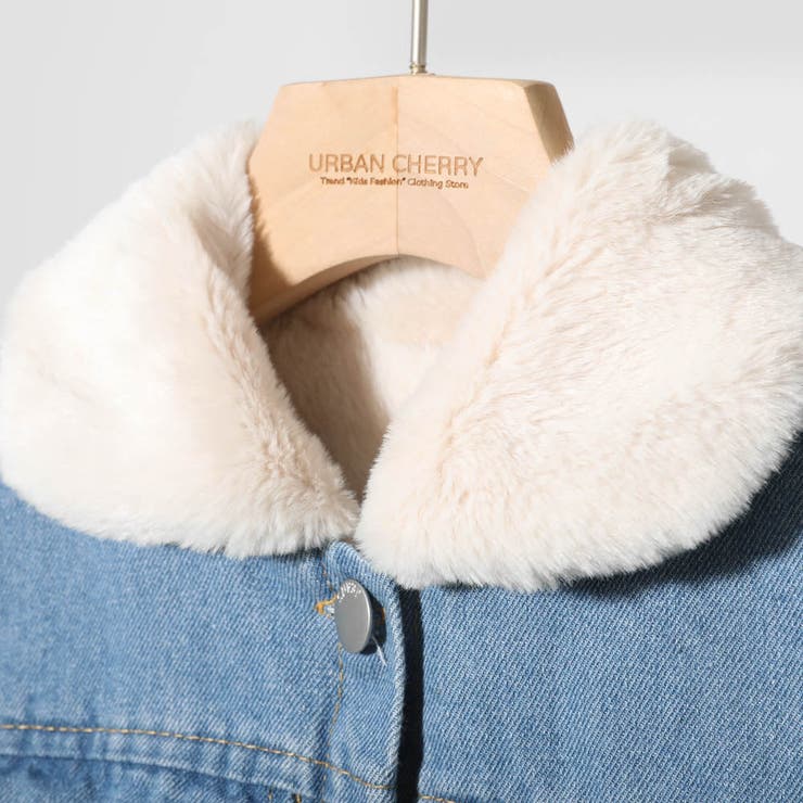 ファードッキングデニムベスト[品番：VINK0003034]｜URBAN CHERRY