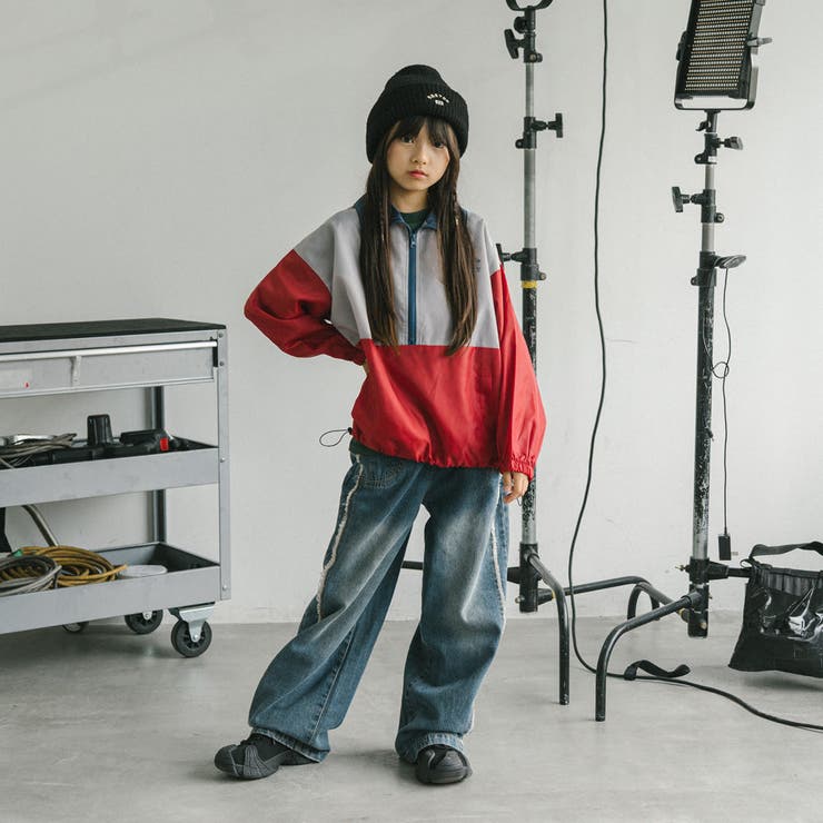 【POLAROAD/ポーラロード】配色アノラックジャケット | URBAN CHERRY | 詳細画像15