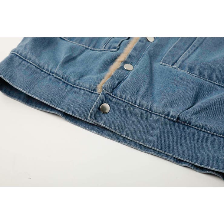 ファーデザインデニムジャケット | URBAN CHERRY | 詳細画像16 