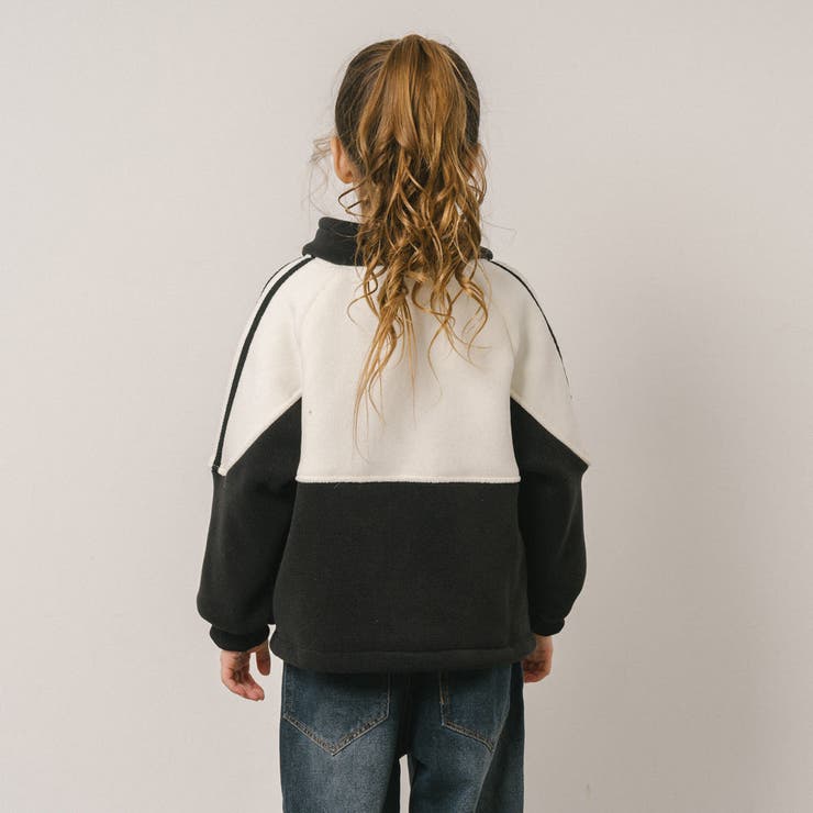 サイドライン配色デザインフリースジャケット | URBAN CHERRY | 詳細画像10 