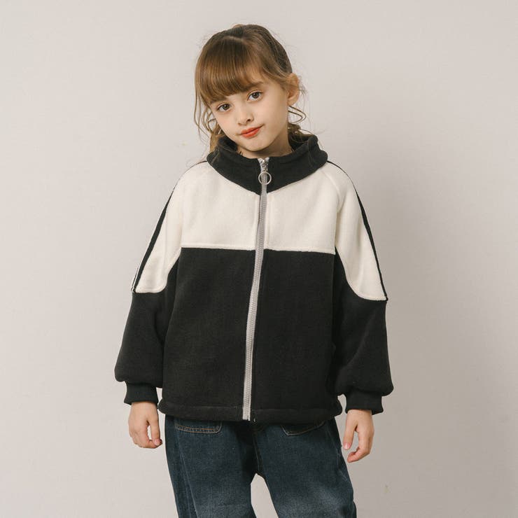 サイドライン配色デザインフリースジャケット | URBAN CHERRY | 詳細画像12 