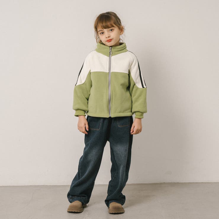 サイドライン配色デザインフリースジャケット | URBAN CHERRY | 詳細画像23 