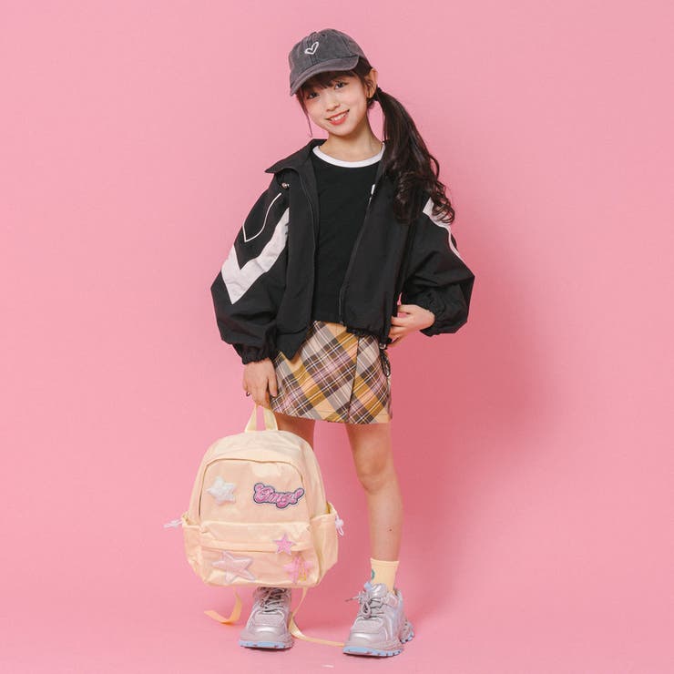 配色ラインドローコード付きアノラックパーカー | URBAN CHERRY | 詳細画像17 