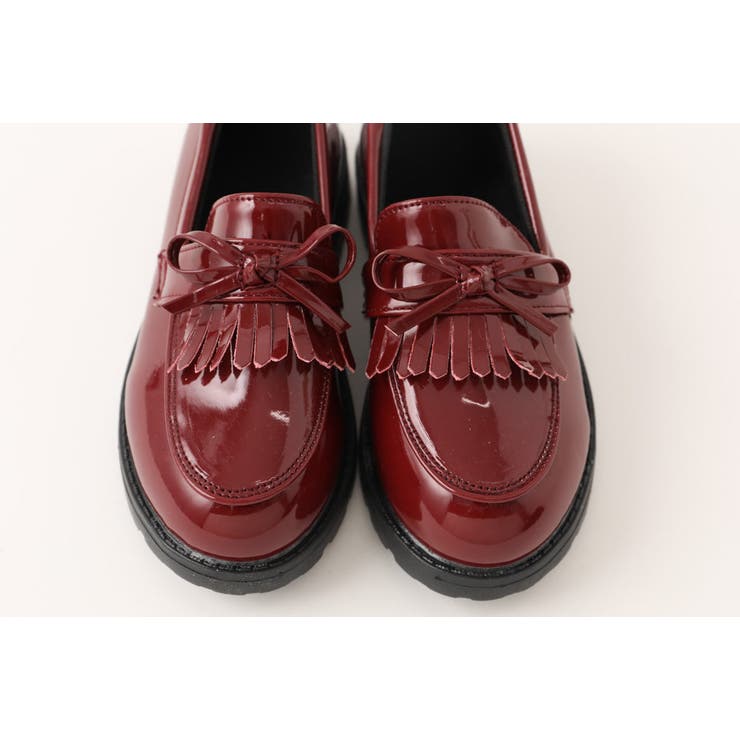 エナメル ローファー 赤 タッセルエナメルローファー 品番 VINK0001985 URBAN CHERRY アーバンチェリー キッズ