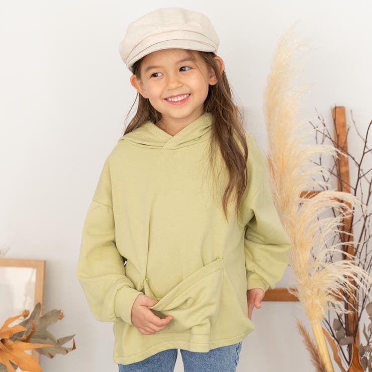 センターポケット付きカラーパーカー[品番：VINK0000343]｜URBAN