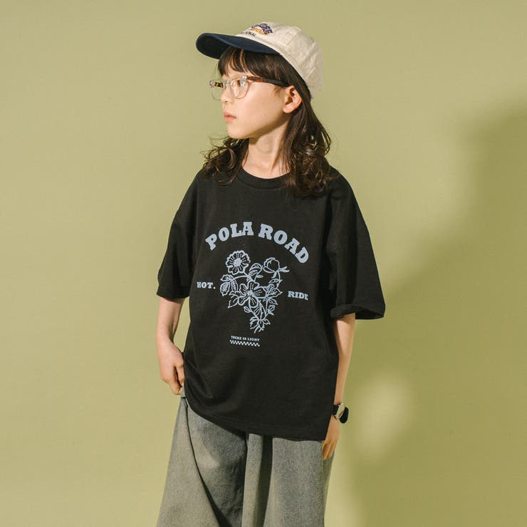 【POLAROAD/ポーラロード】ステッチフラワーロゴオーバーサイズTシャツ | URBAN CHERRY | 詳細画像26 