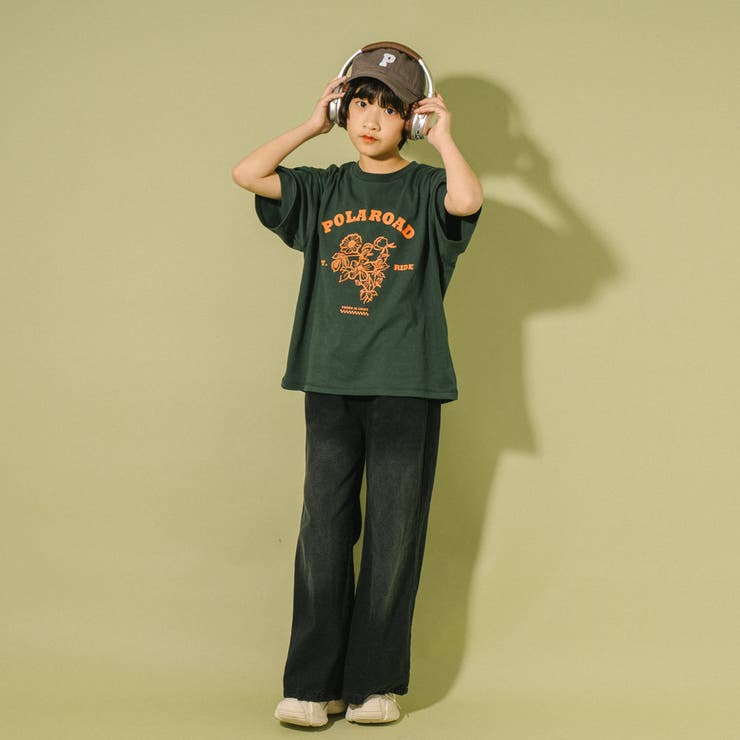 【POLAROAD/ポーラロード】ステッチフラワーロゴオーバーサイズTシャツ | URBAN CHERRY | 詳細画像40 