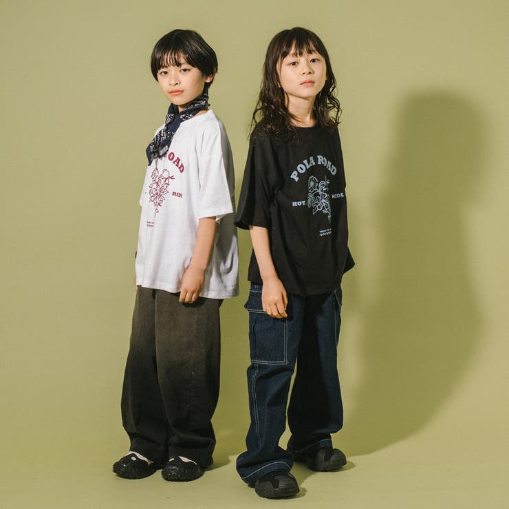 【POLAROAD/ポーラロード】ステッチフラワーロゴオーバーサイズTシャツ | URBAN CHERRY | 詳細画像46 