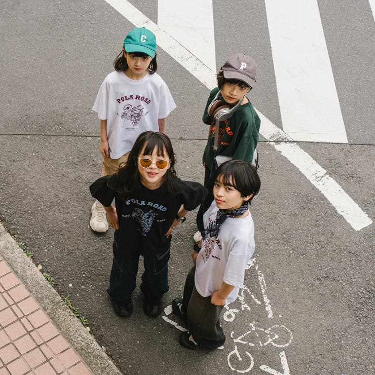 【POLAROAD/ポーラロード】ステッチフラワーロゴオーバーサイズTシャツ | URBAN CHERRY | 詳細画像52 