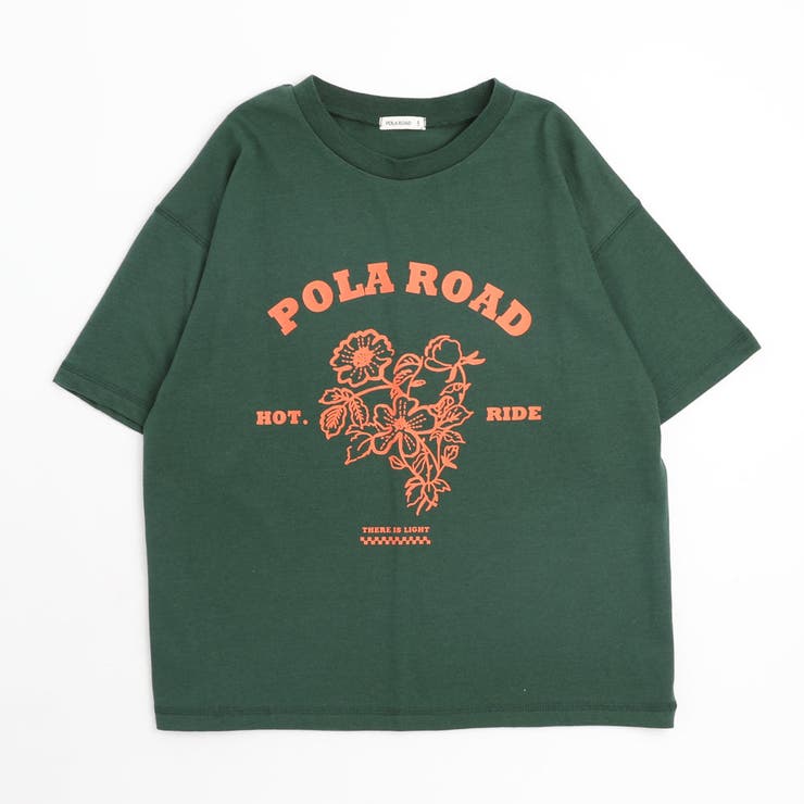 【POLAROAD/ポーラロード】ステッチフラワーロゴオーバーサイズTシャツ | URBAN CHERRY | 詳細画像7 