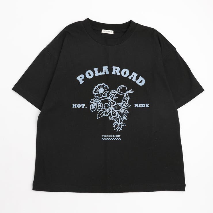 【POLAROAD/ポーラロード】ステッチフラワーロゴオーバーサイズTシャツ | URBAN CHERRY | 詳細画像8 