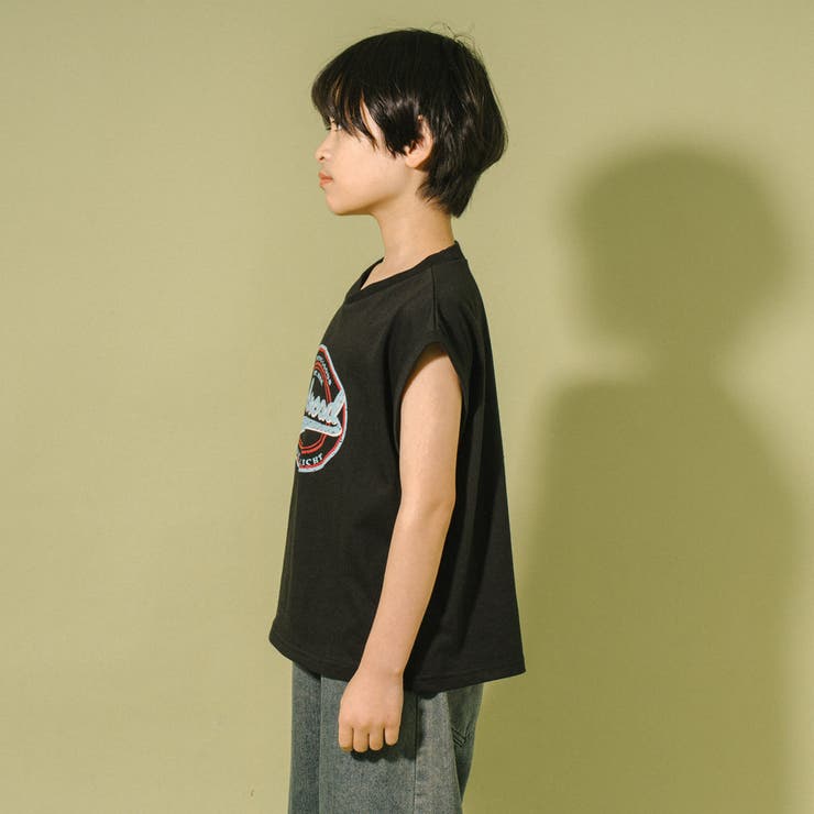 カレッジロゴプリントフレンチスリーブビッグTシャツ | URBAN CHERRY | 詳細画像10 