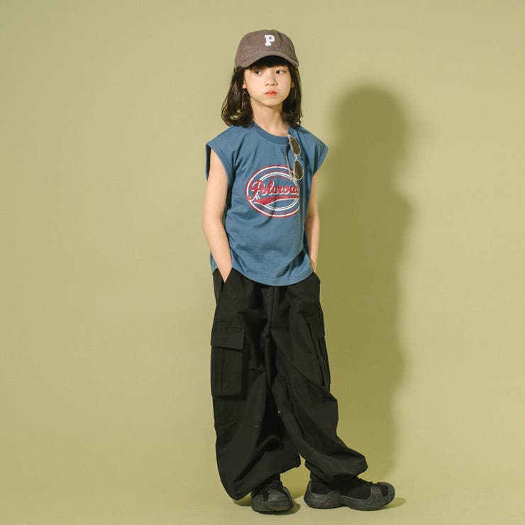 カレッジロゴプリントフレンチスリーブビッグTシャツ | URBAN CHERRY | 詳細画像21 