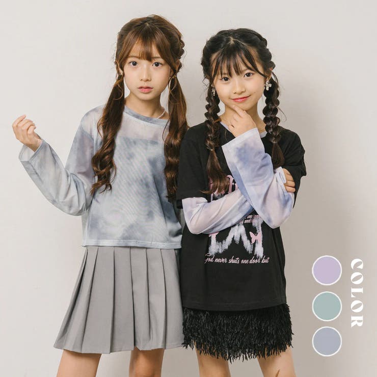 【ぐーんと伸びる・透け感映え柄】万能ニュアンスシアートップス | URBAN CHERRY | 詳細画像1 