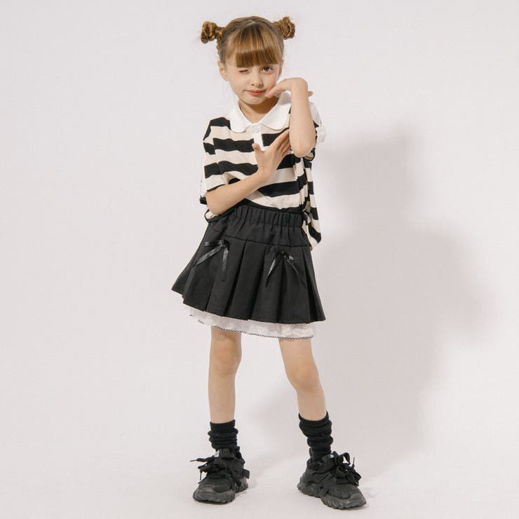 ワンポイントロゴボーダーポロTシャツ | URBAN CHERRY | 詳細画像11 