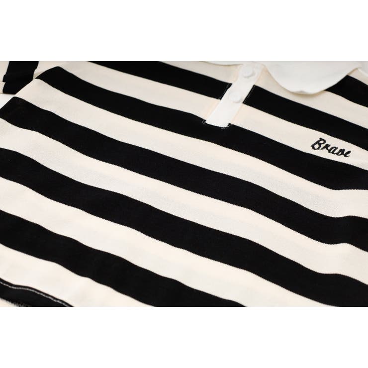 ワンポイントロゴボーダーポロTシャツ | URBAN CHERRY | 詳細画像17 