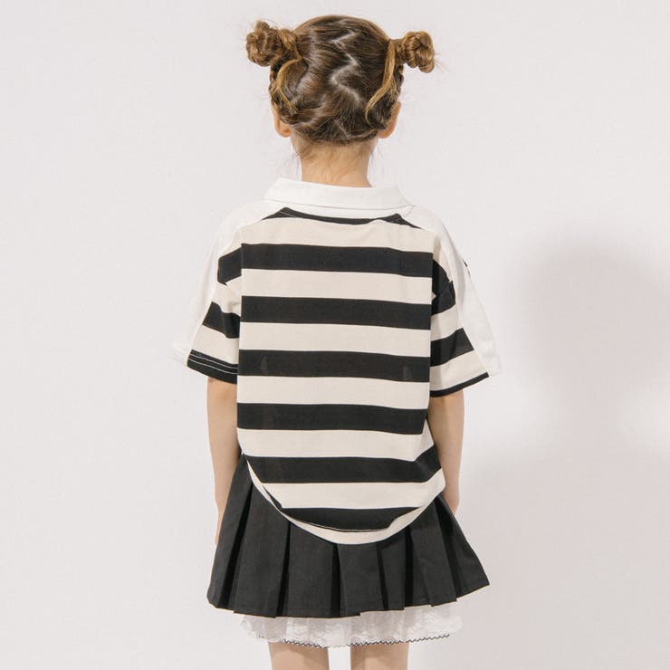 ワンポイントロゴボーダーポロTシャツ | URBAN CHERRY | 詳細画像8 