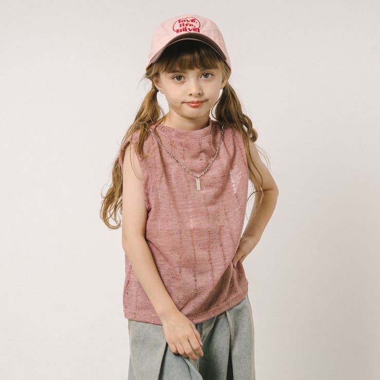 【ネックレス付】ダメージノースリーブトップス | URBAN CHERRY | 詳細画像17 