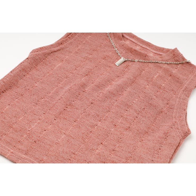 【ネックレス付】ダメージノースリーブトップス | URBAN CHERRY | 詳細画像23 