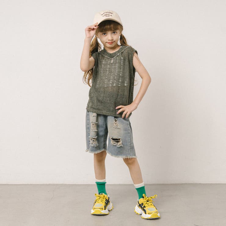 【ネックレス付】ダメージノースリーブトップス | URBAN CHERRY | 詳細画像33 