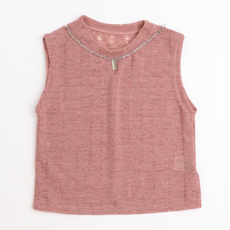 【ネックレス付】ダメージノースリーブトップス | URBAN CHERRY | 詳細画像6 