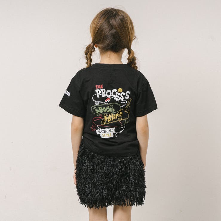 スケートボードバックプリントデザインTシャツ | URBAN CHERRY | 詳細画像12 