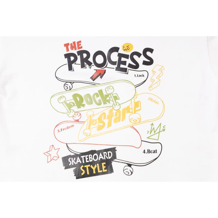 スケートボードバックプリントデザインTシャツ | URBAN CHERRY | 詳細画像21 