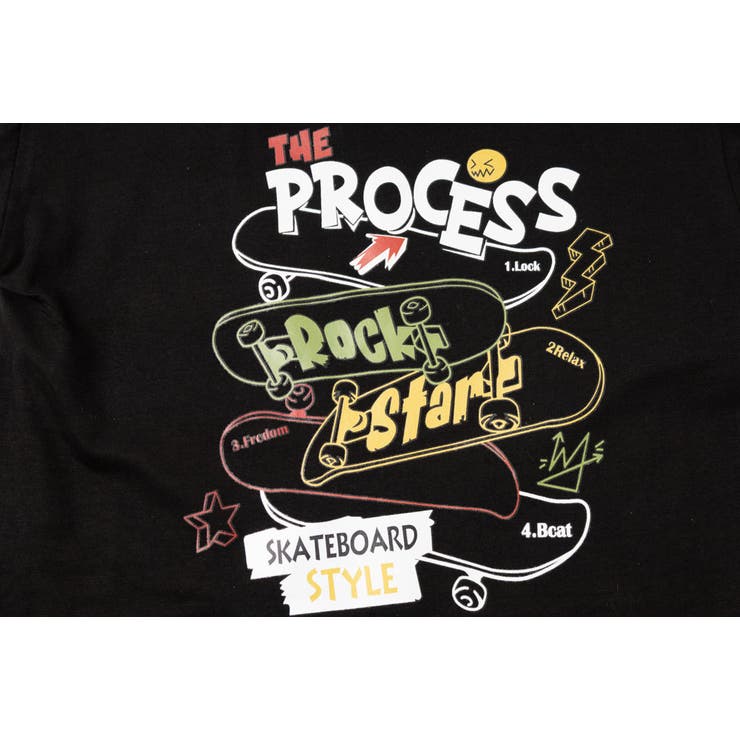 スケートボードバックプリントデザインTシャツ | URBAN CHERRY | 詳細画像22 