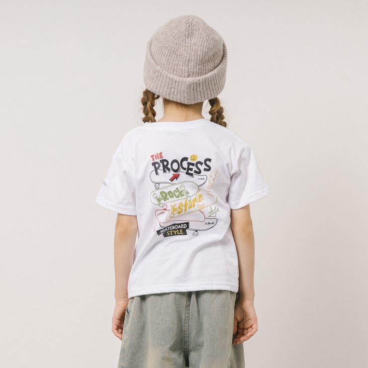 スケートボードバックプリントデザインTシャツ | URBAN CHERRY | 詳細画像8 