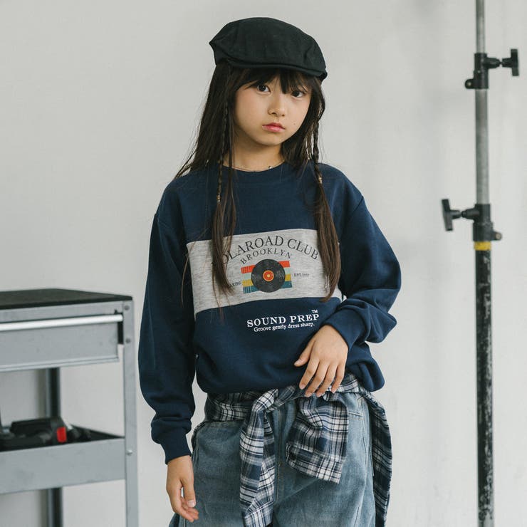 【POLAROAD/ポーラロード】配色切り替えロゴオーバーサイズトレーナー | URBAN CHERRY | 詳細画像22