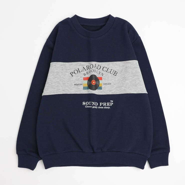 【POLAROAD/ポーラロード】配色切り替えロゴオーバーサイズトレーナー | URBAN CHERRY | 詳細画像5