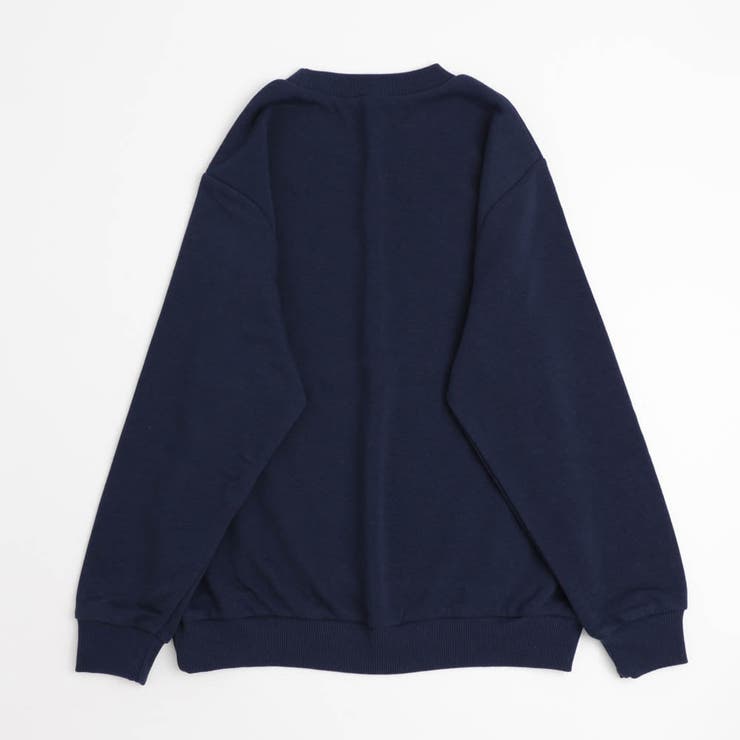 【POLAROAD/ポーラロード】配色切り替えロゴオーバーサイズトレーナー | URBAN CHERRY | 詳細画像7