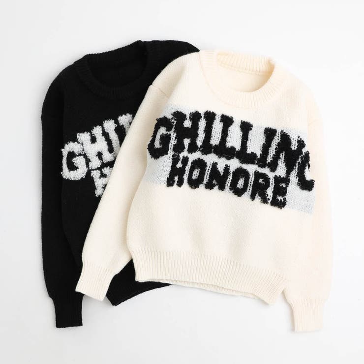 フロントロゴニットトップス | URBAN CHERRY | 詳細画像2 