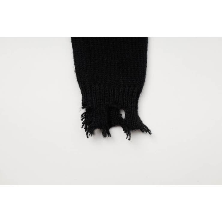 【軽量なのに暖かい"かるポカ"素材】フロントロゴダメージニット | URBAN CHERRY | 詳細画像26 