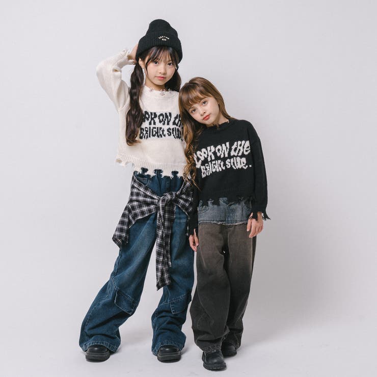 【軽量なのに暖かい"かるポカ"素材】フロントロゴダメージニット | URBAN CHERRY | 詳細画像39 