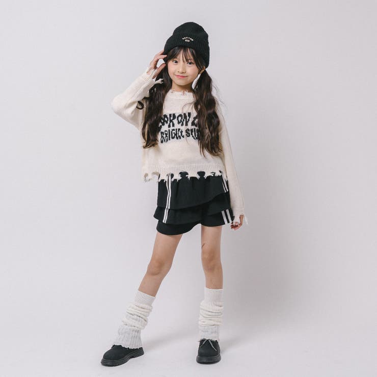 【軽量なのに暖かい"かるポカ"素材】フロントロゴダメージニット | URBAN CHERRY | 詳細画像45 