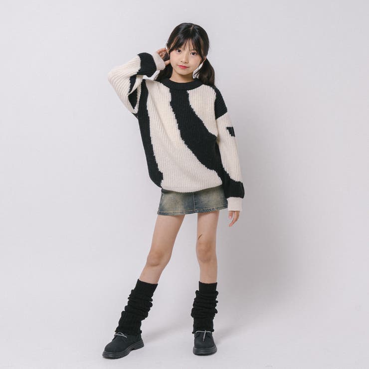 【軽量なのに暖かい"かるポカ"素材】ニュアンスカラーデザインニット | URBAN CHERRY | 詳細画像19 